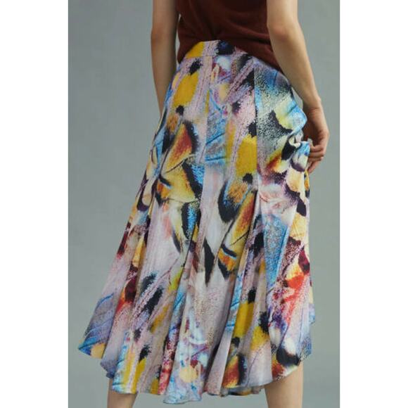 Anthropologie A-Line Midi Skirt - New Size 12 - Picture 3 of 8